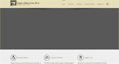 Desktop Screenshot of peglowlaw.com
